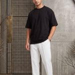 Black Drop Shoulder Oversized T-Shirt