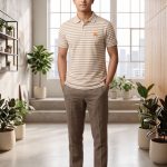 Striped Polo Shirt